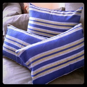 Authentic African mud cloth accent pillow covers